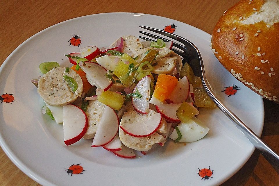 Münchner Weißwurstsalat