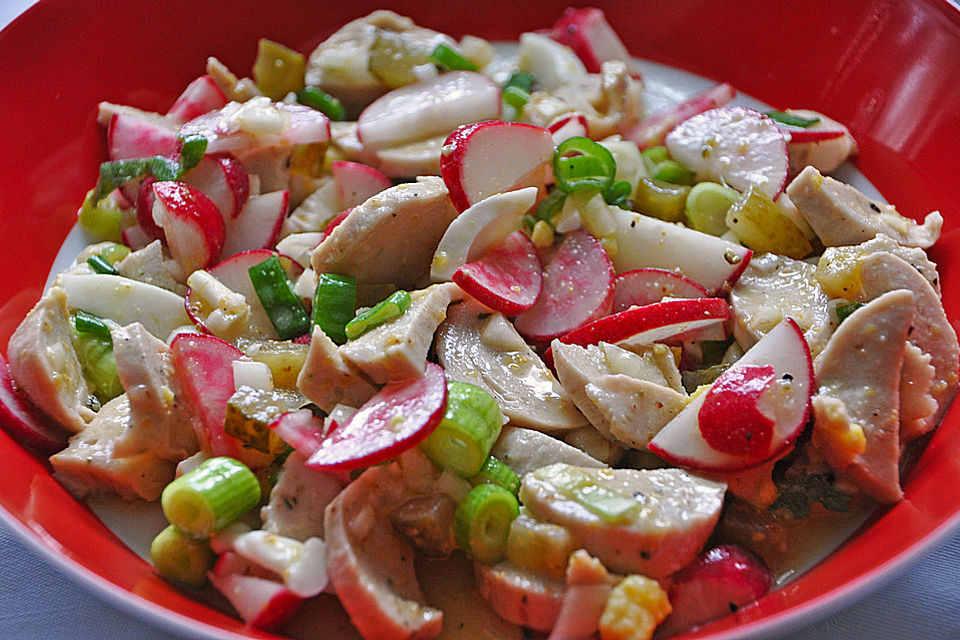 Münchner Weißwurstsalat