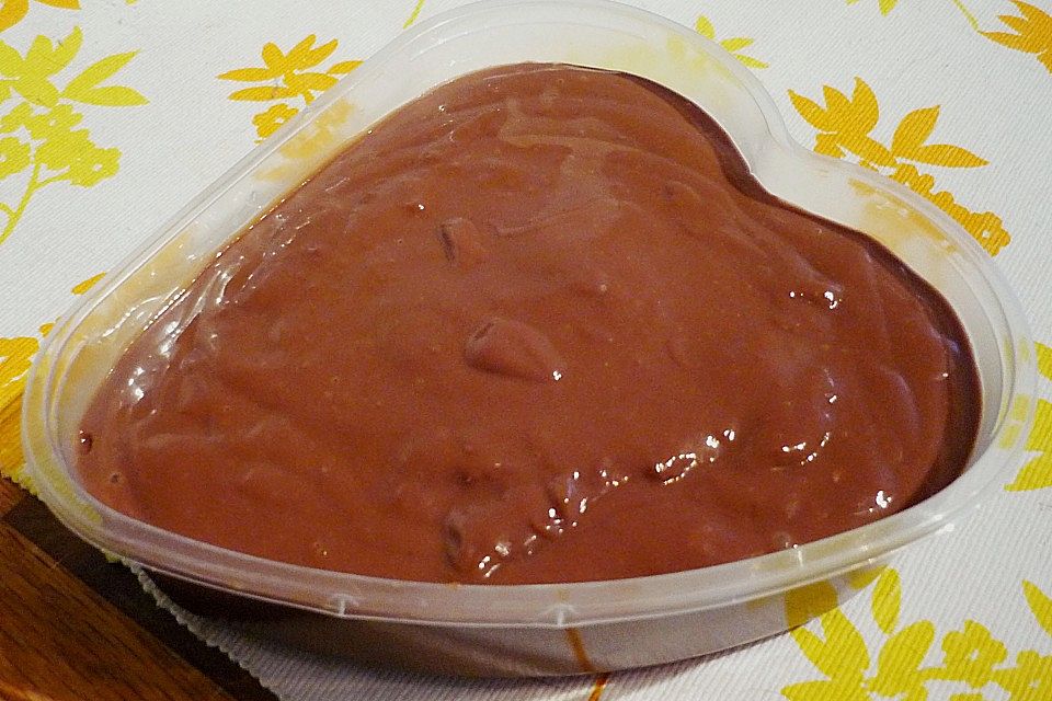 Schokoladenpudding, der süchtig macht