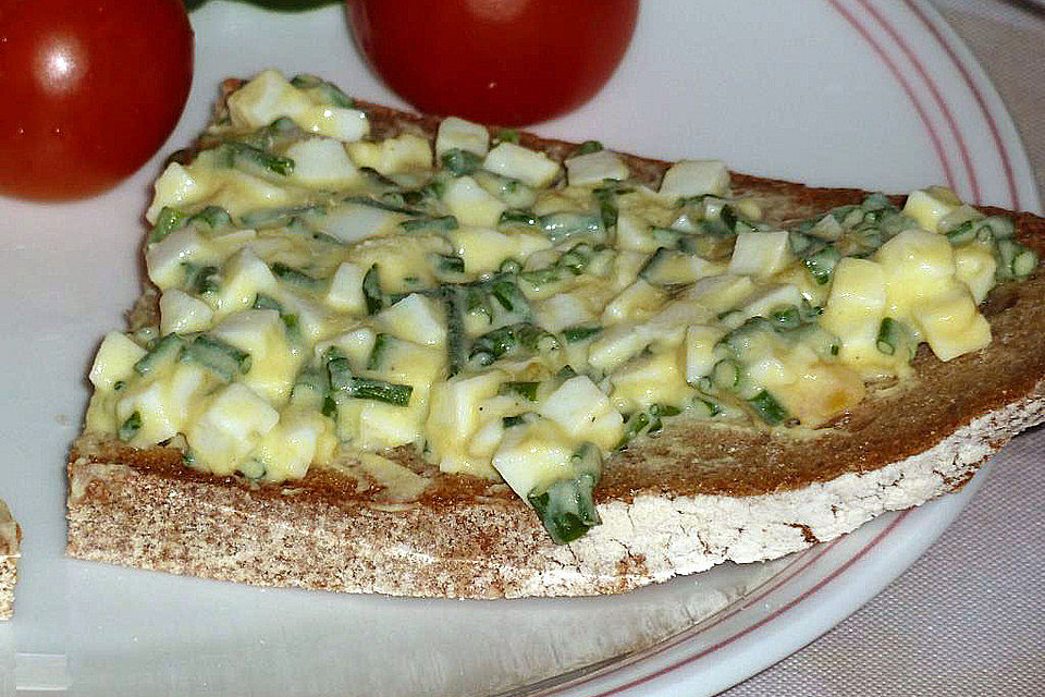 Eiersalat mit Schnittlauch