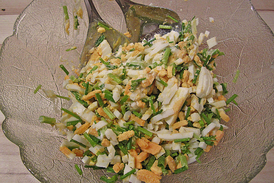 Eiersalat mit Schnittlauch