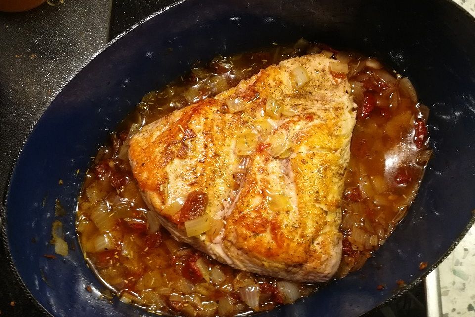 Putenbrust mit getrockneten Tomaten