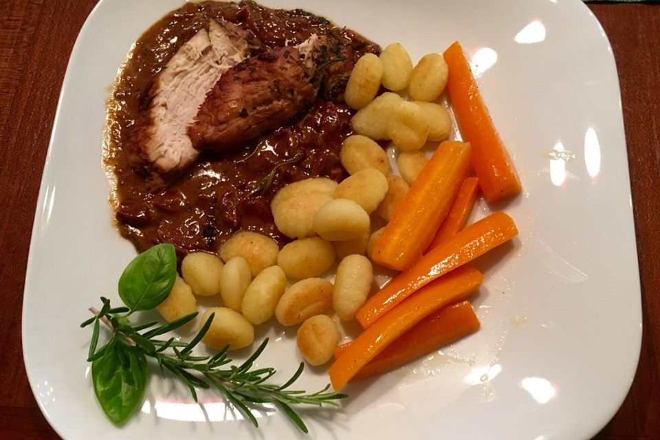 Putenbrust mit getrockneten Tomaten