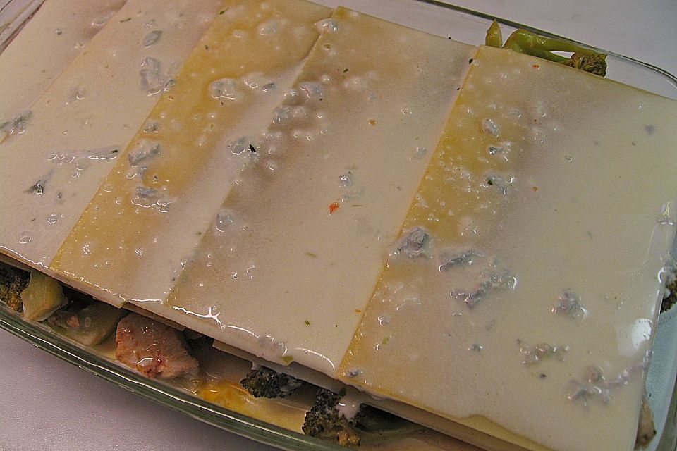 Hähnchenlasagne