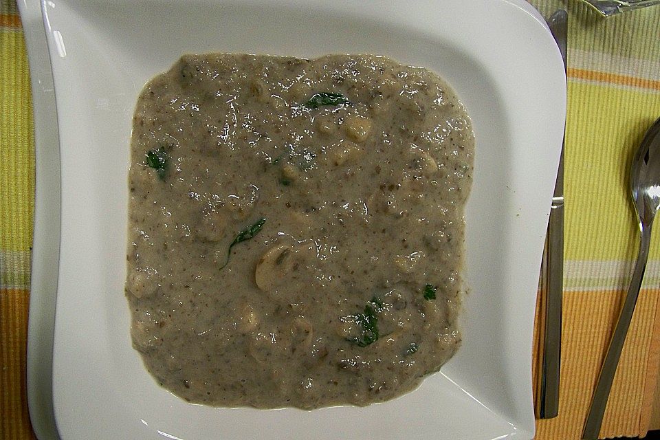 Champignon - Cremesuppe