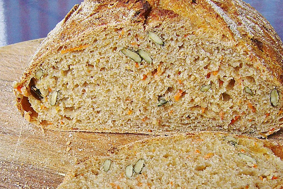 Kürbiskern - Karottenbrot