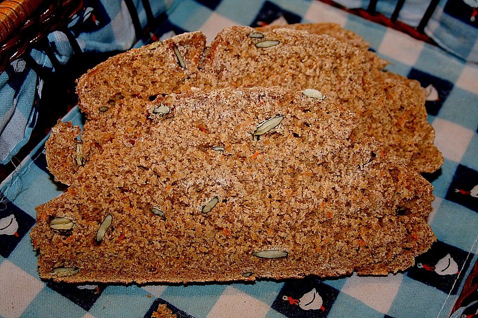 Kürbiskern - Karottenbrot