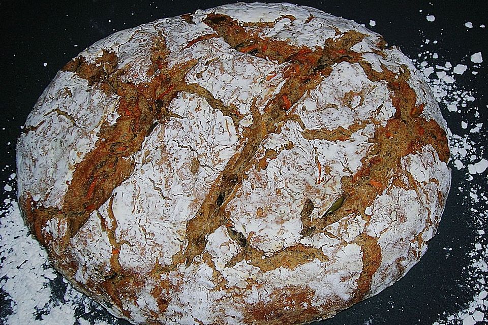 Kürbiskern - Karottenbrot