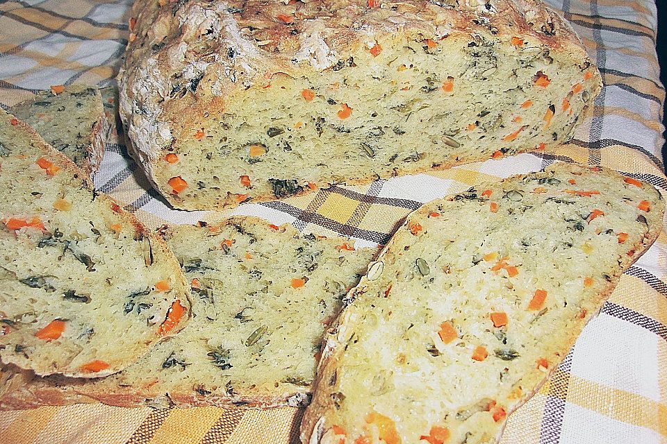 Kürbiskern - Karottenbrot