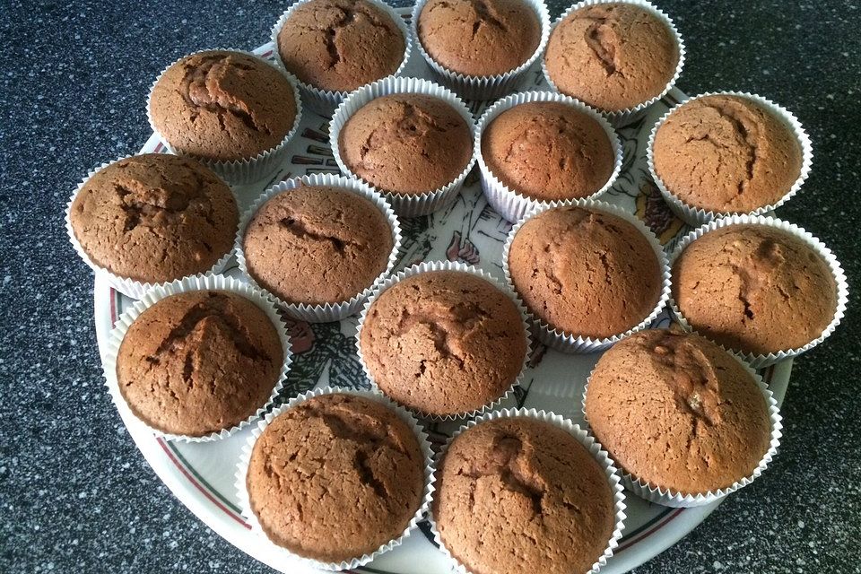 Erdnussbutter - Schokoladen - Muffins