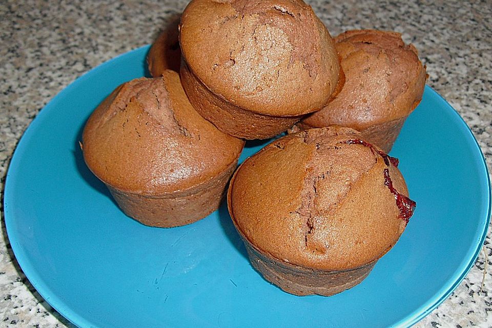 Erdnussbutter - Schokoladen - Muffins