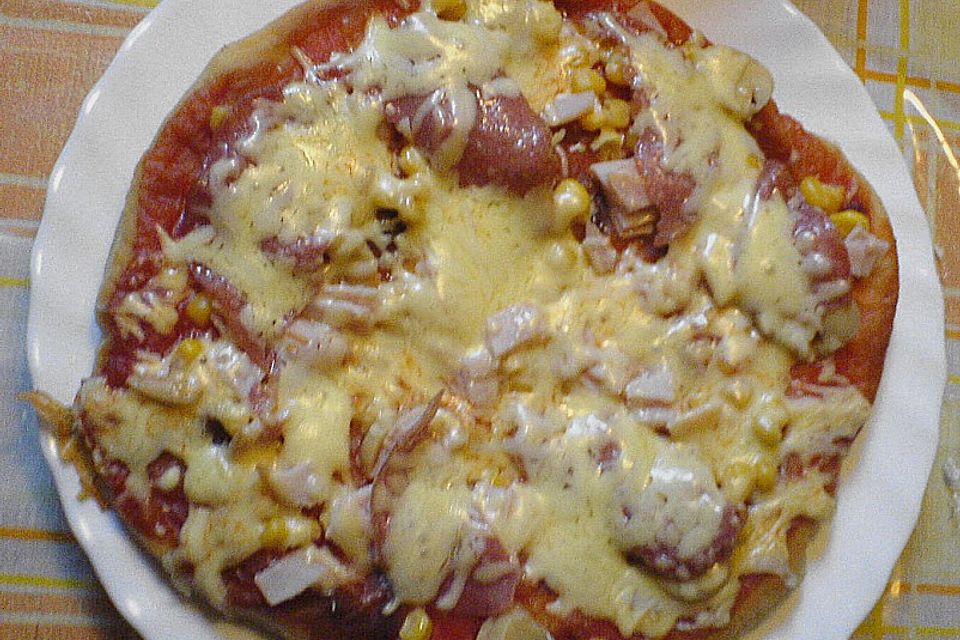 Pfannen-Pizza