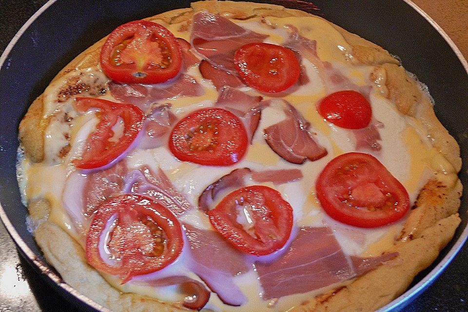 Pfannen-Pizza