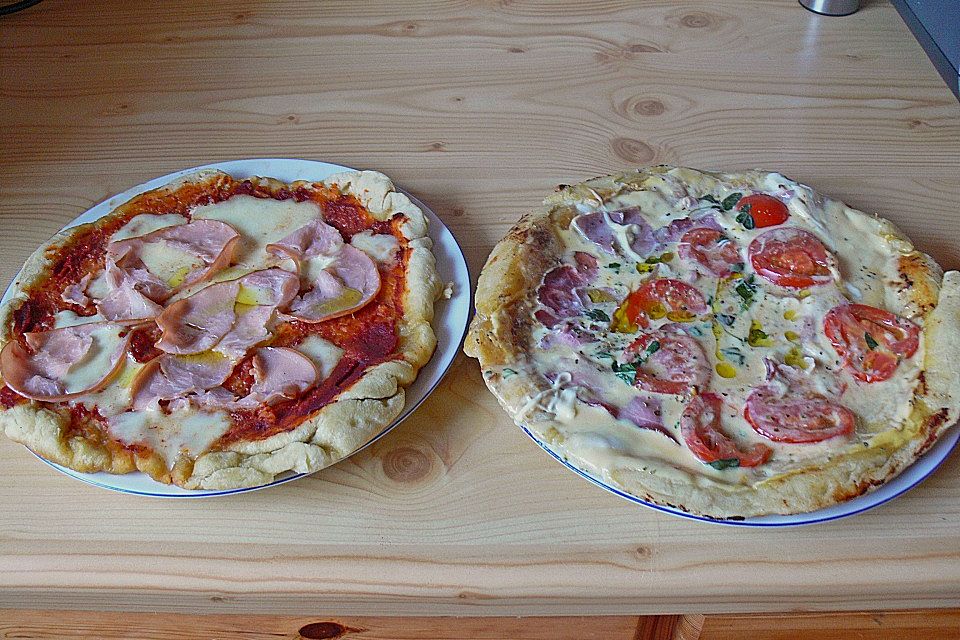 Pfannen-Pizza