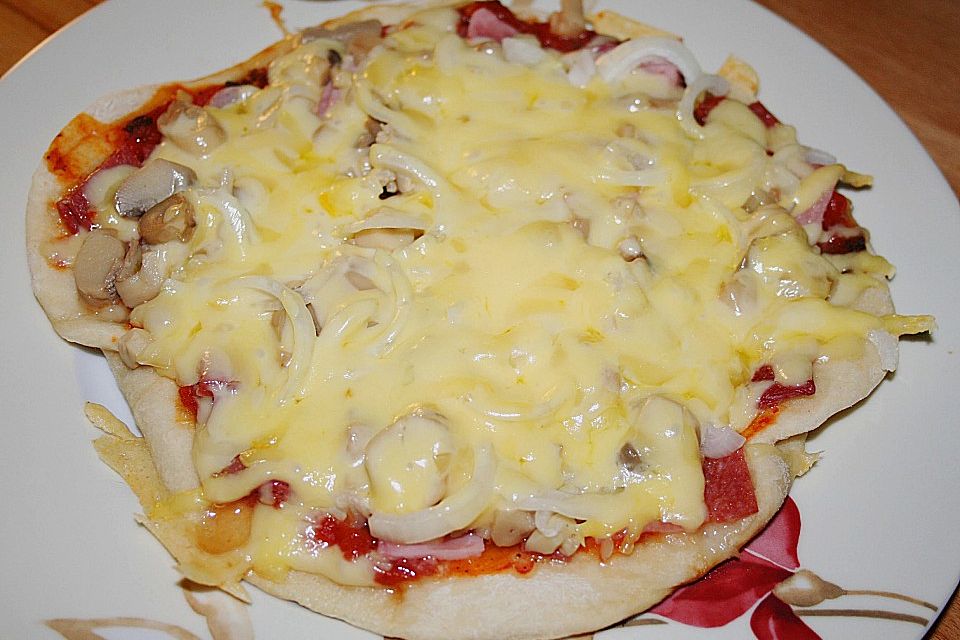 Pfannen-Pizza