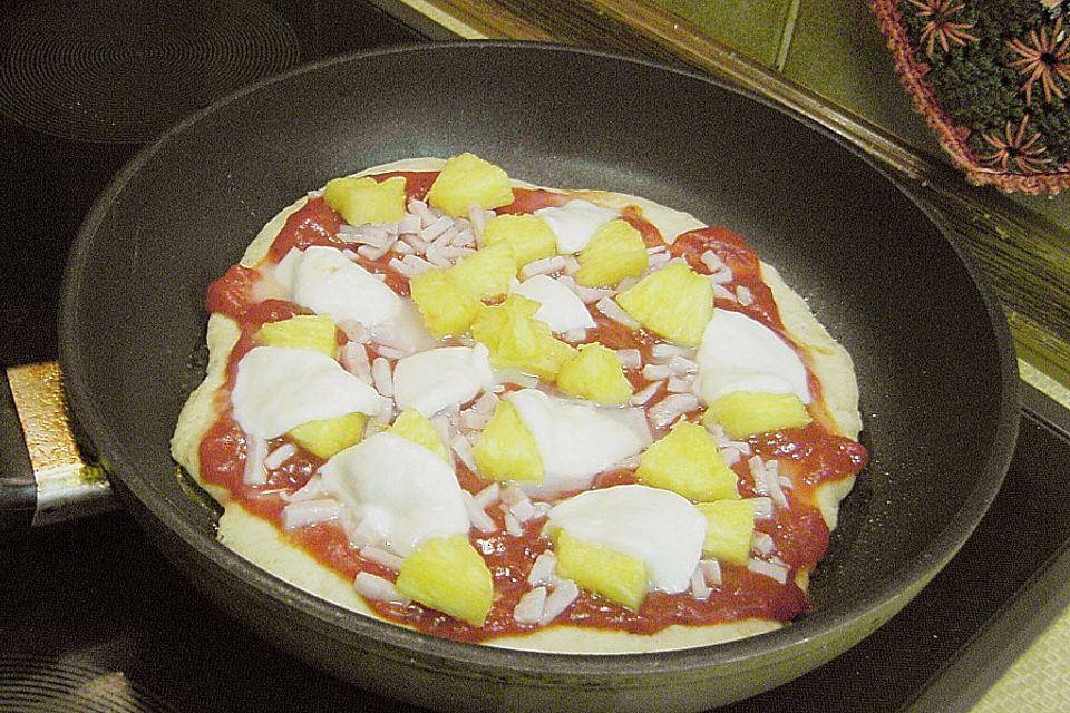 Pfannen-Pizza