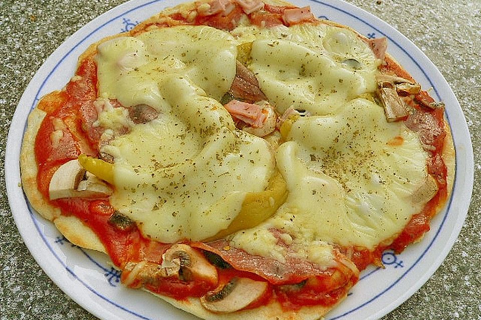 Pfannen-Pizza