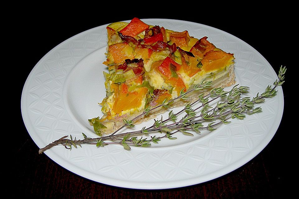 Kürbis - Quiche