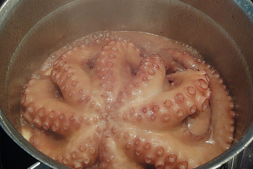 Oktopus auf galicische Art