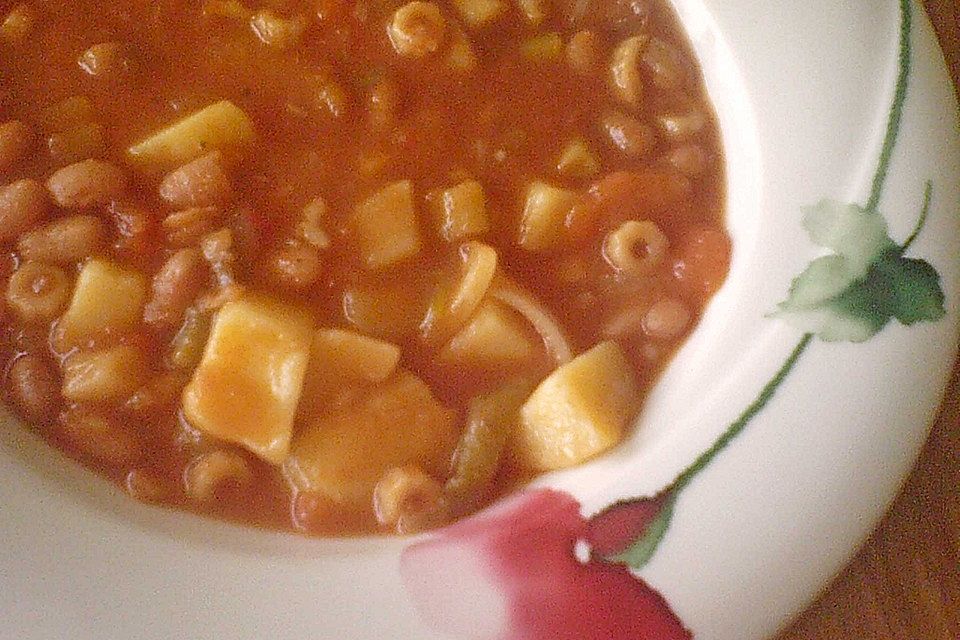 Schnelle Minestrone