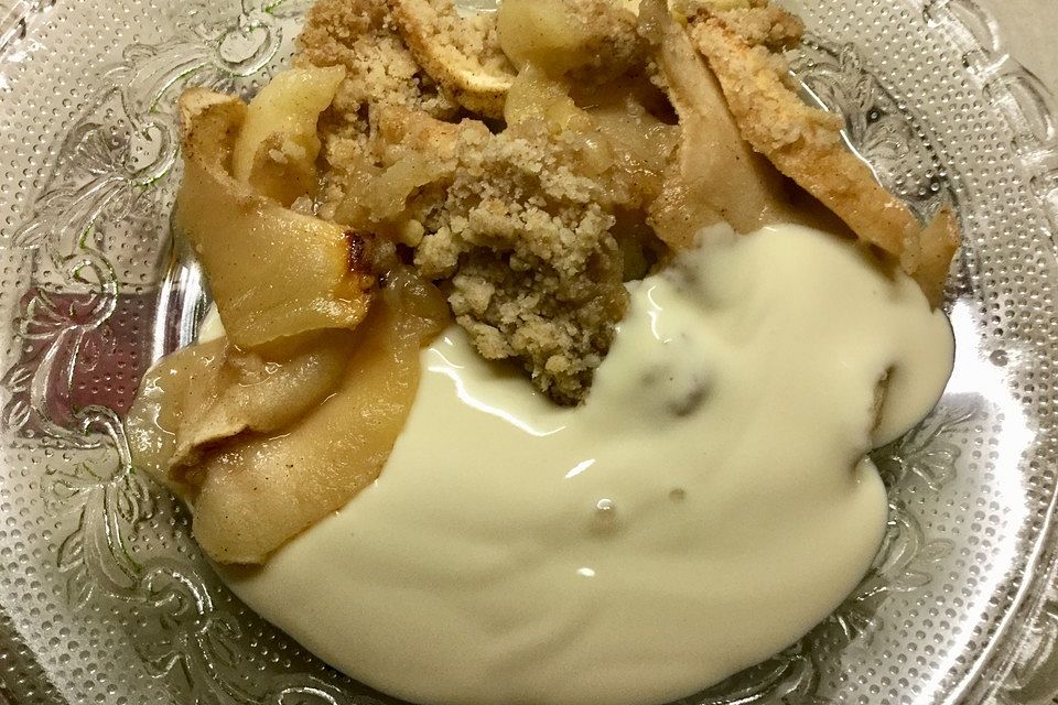 Apple crumble