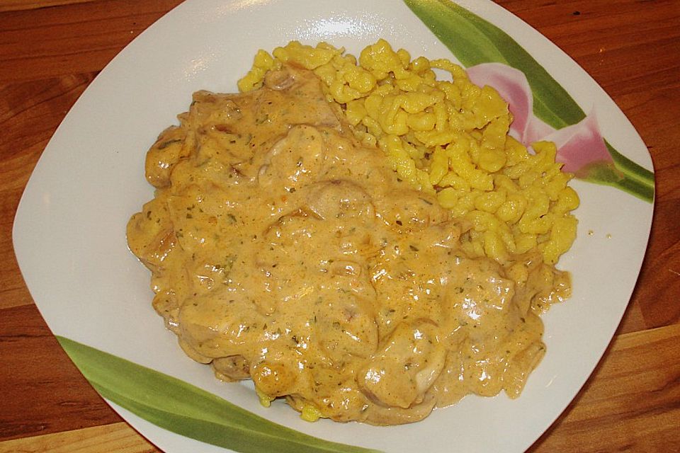 Schnelle Pilzsauce