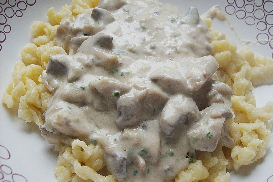 Schnelle Pilzsauce