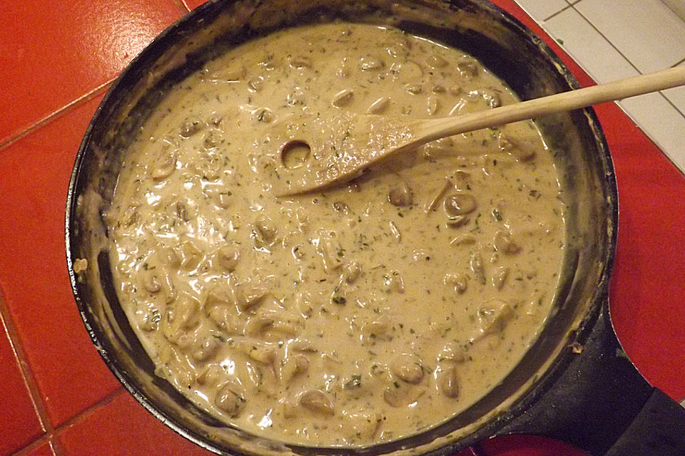 Schnelle Pilzsauce