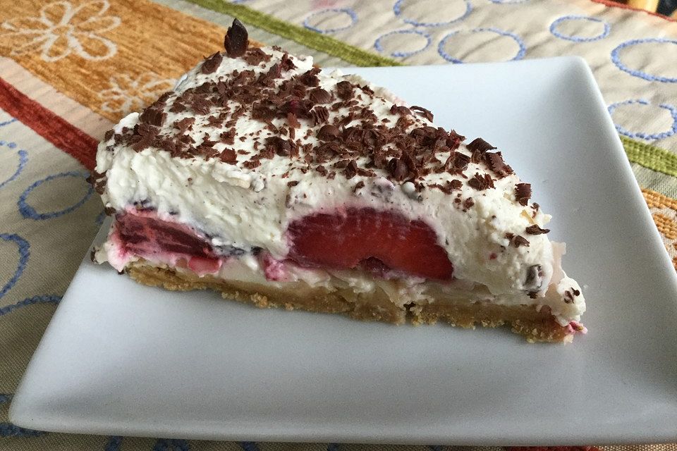 Erdbeertorte mit Frischkäse