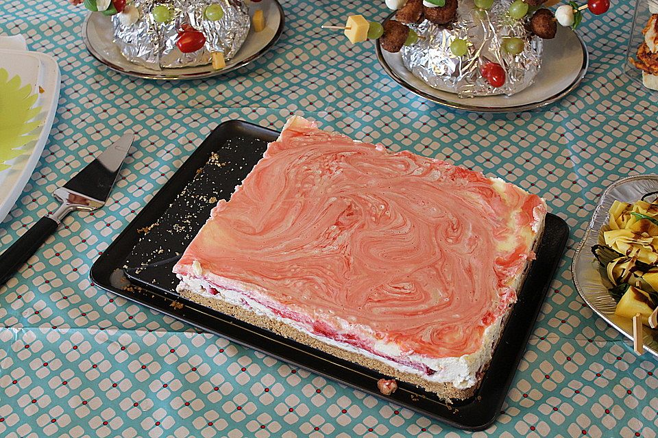 Erdbeertorte mit Frischkäse