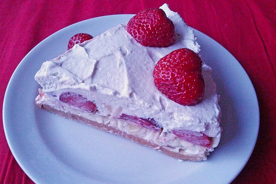 Erdbeertorte mit Frischkäse