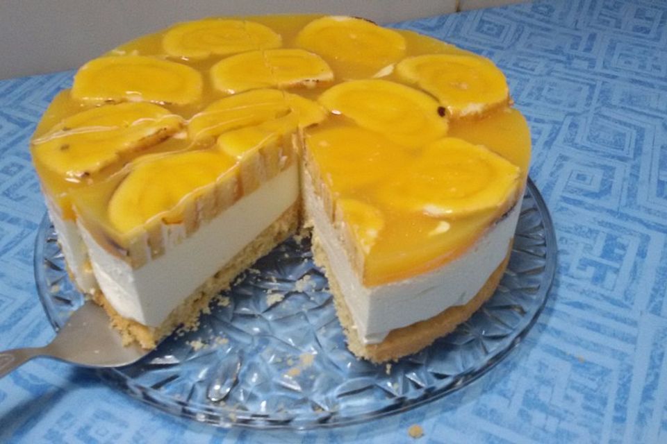 Orangen - Sauerrahm - Torte