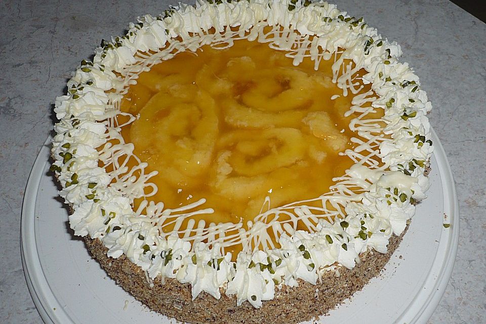 Orangen - Sauerrahm - Torte