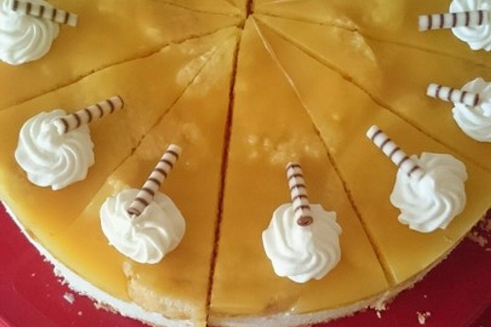 Orangen - Sauerrahm - Torte