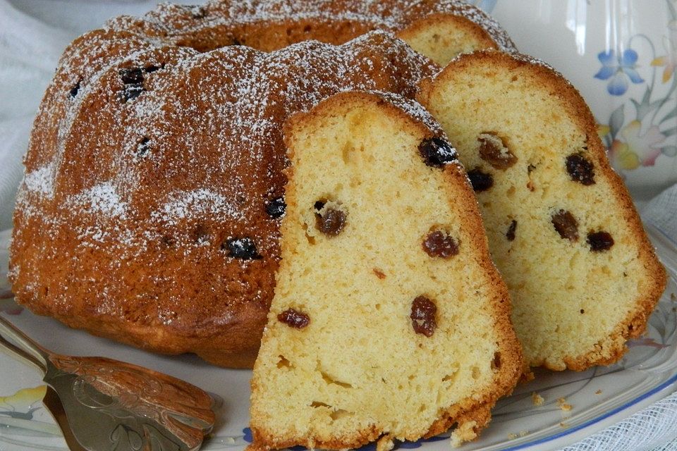 Vanille - Rosinen - Kuchen