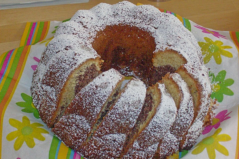 Vanille - Marmorkuchen mit Kokos