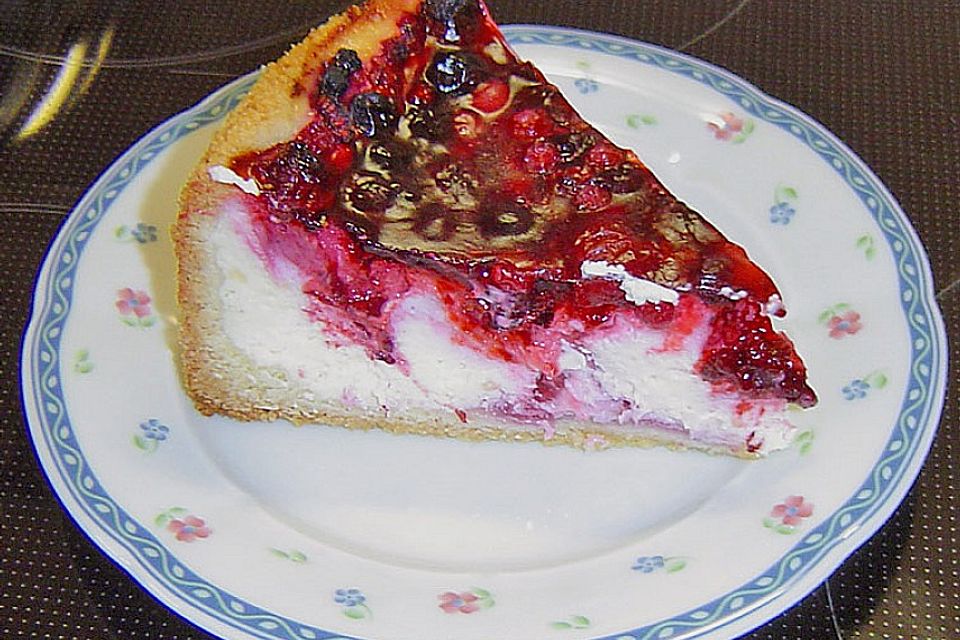 Fruchtiger Beeren - Vanille - Kuchen