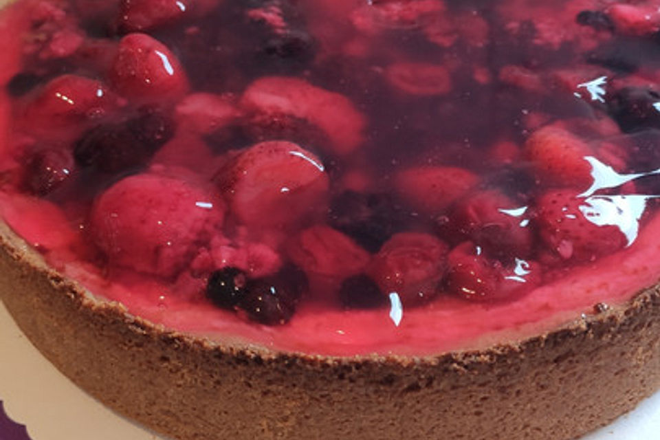 Fruchtiger Beeren - Vanille - Kuchen