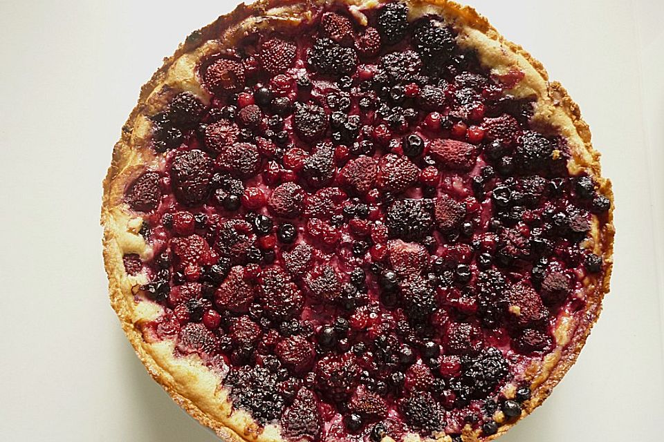 Fruchtiger Beeren - Vanille - Kuchen