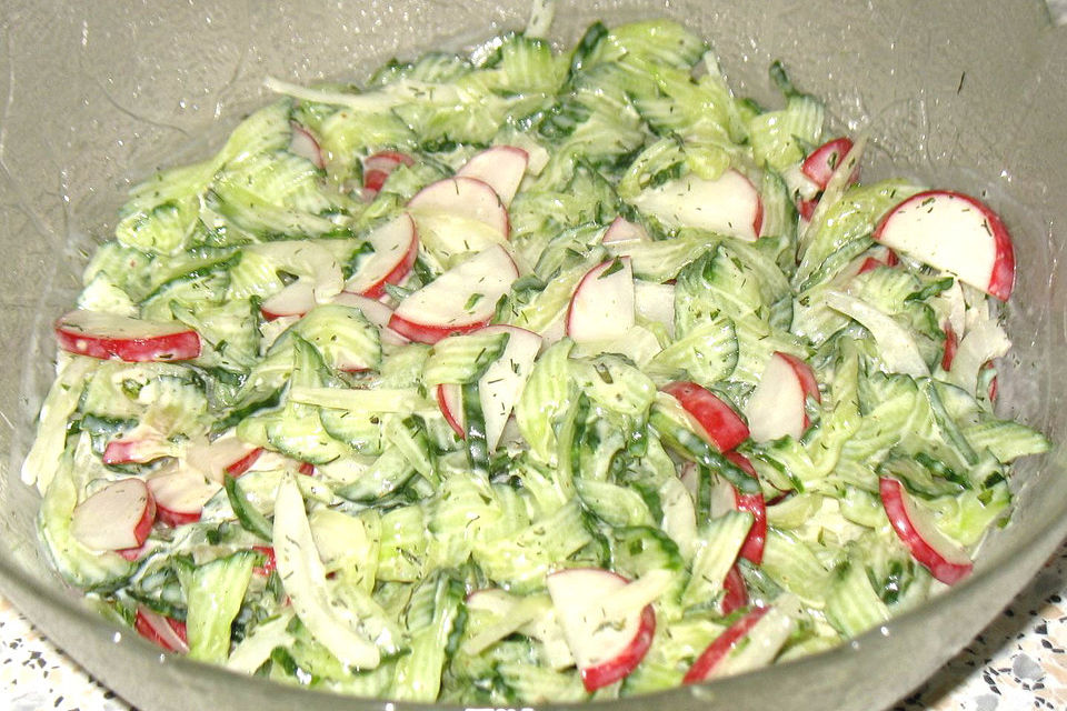 Gurken - Radieschensalat