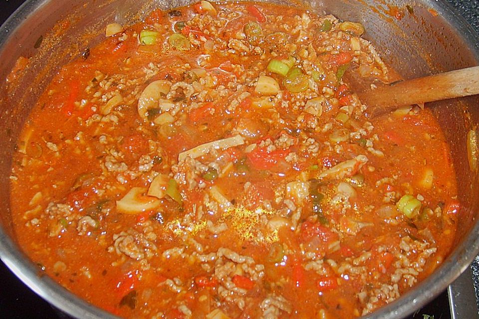 Nudel - Bolognese - Auflauf