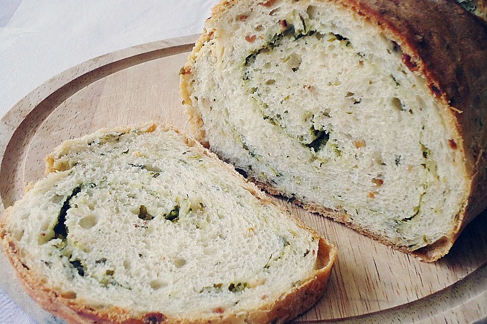 Rucola - Knoblauch - Brot