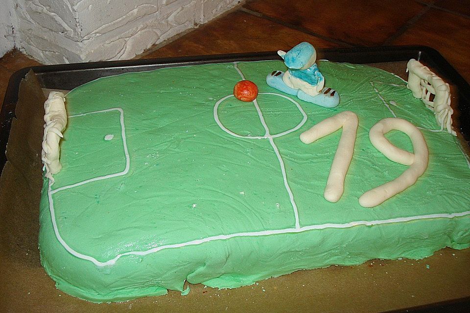 Fußballkuchen einfach und schnell