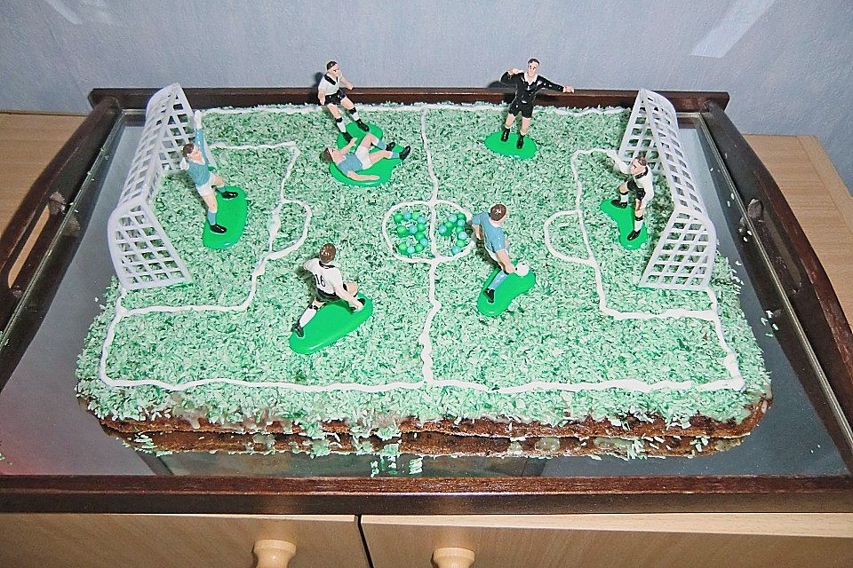 Fußballkuchen einfach und schnell