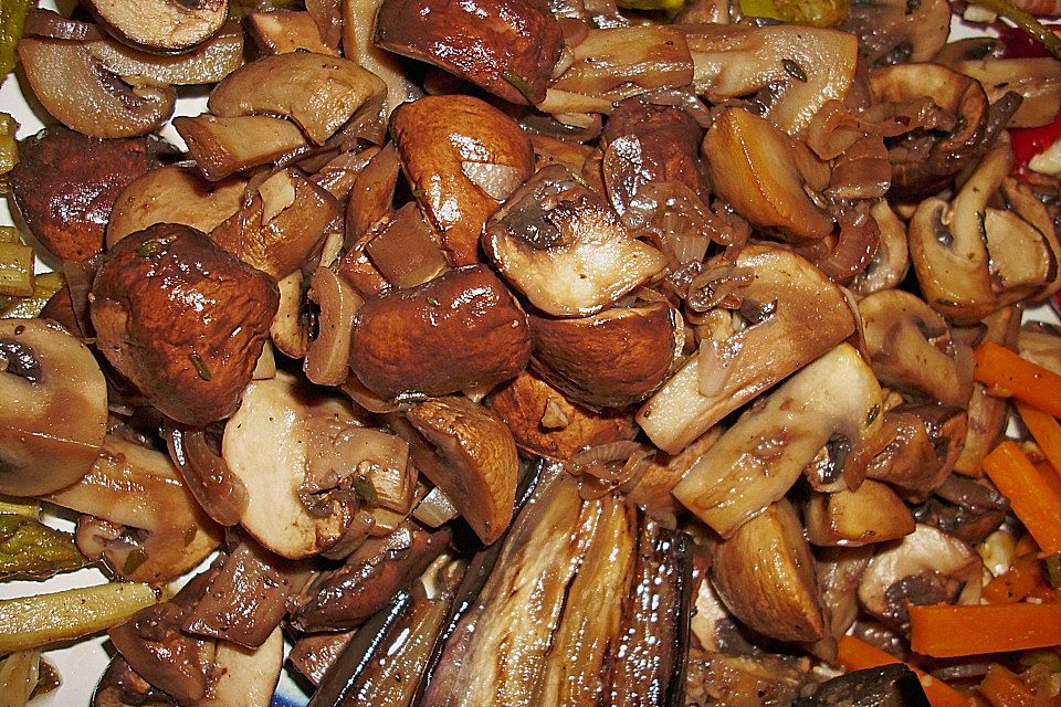 Marinierte Champignons