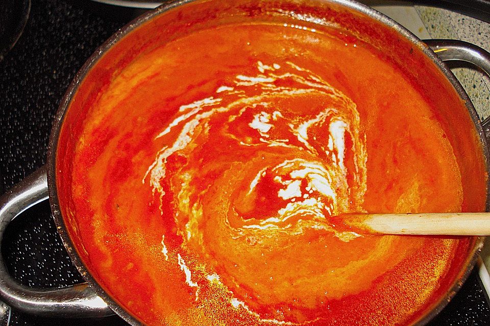 Tomaten - Mais - Suppe