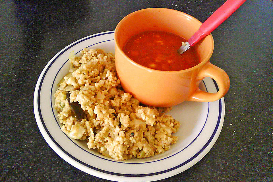 Tomaten - Mais - Suppe