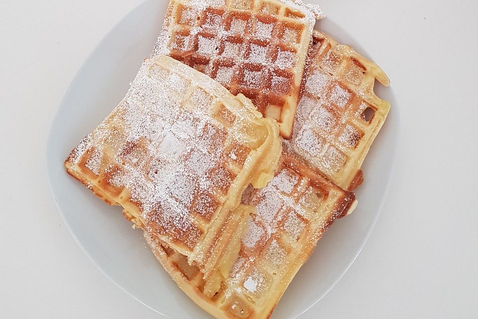 Einfache Waffeln