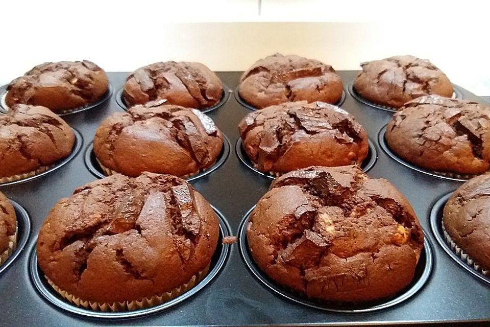 Schoko - Bananen - Muffins