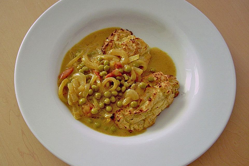 Blumenkohl - Bällchen in Tomatensoße